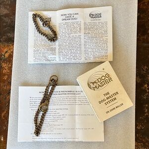 The Dog-Master System Booklet with Chains to “clink” in your hand